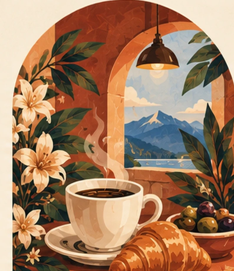 Illustration artistique de l’univers Bar & Brasserie